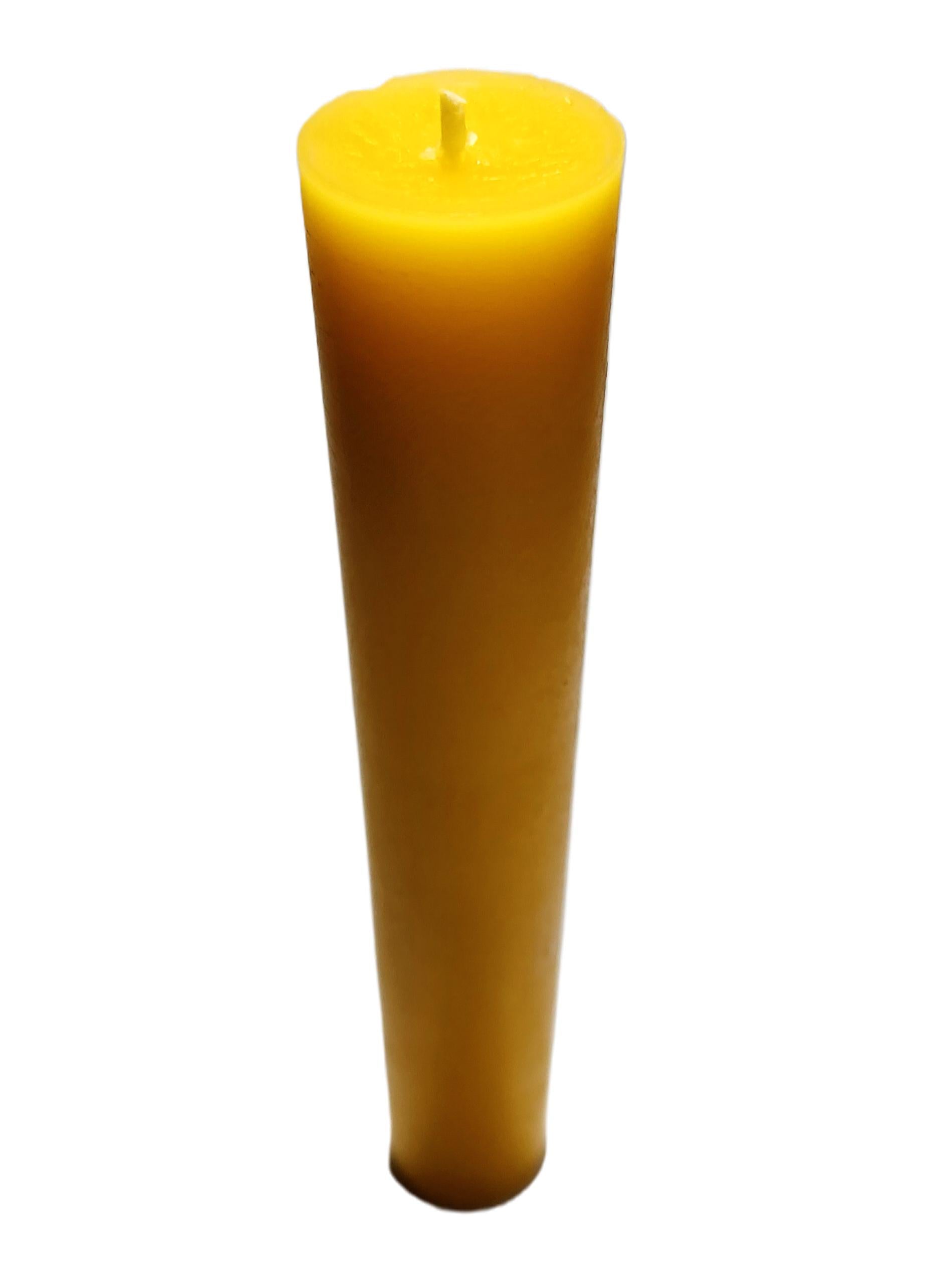 1.25", 1.5", or 2" in Diameter Altar Candle Pure 100% Beeswax Church candles 8", 12", or 24" H. bulk wholesale