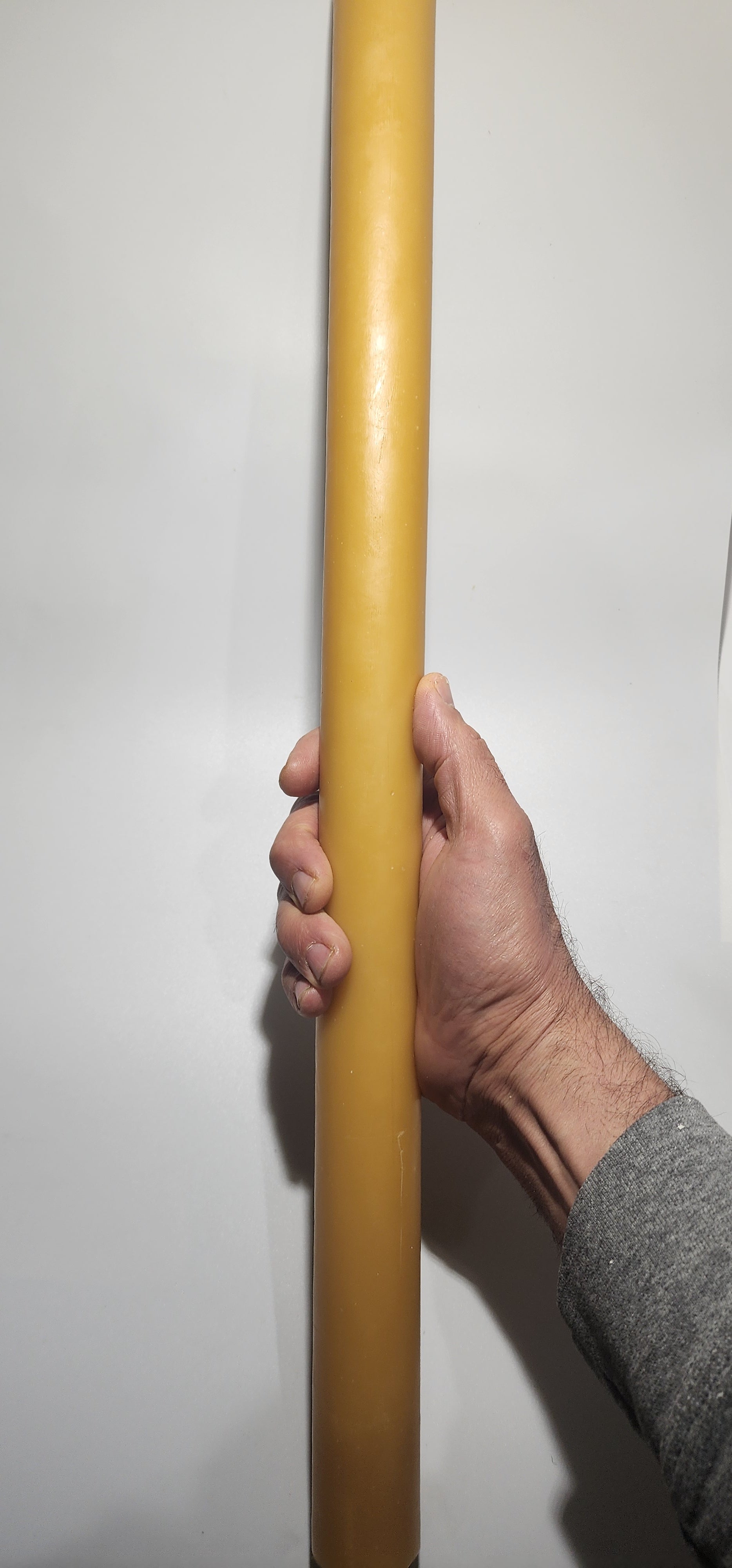 1.25", 1.5", or 2" in Diameter Altar Candle Pure 100% Beeswax Church candles 8", 12", or 24" H. bulk wholesale