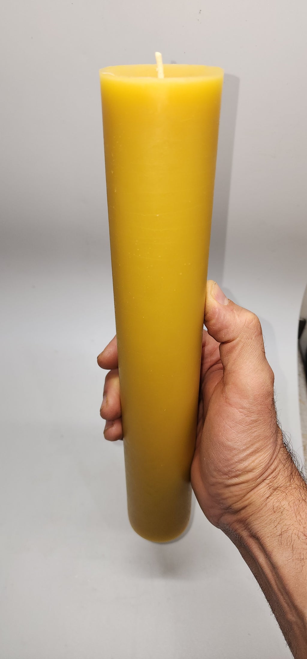 1.25", 1.5", or 2" in Diameter Altar Candle Pure 100% Beeswax Church candles 8", 12", or 24" H. bulk wholesale