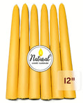 Beeswax taper candles for standard size candle holders 7/8"