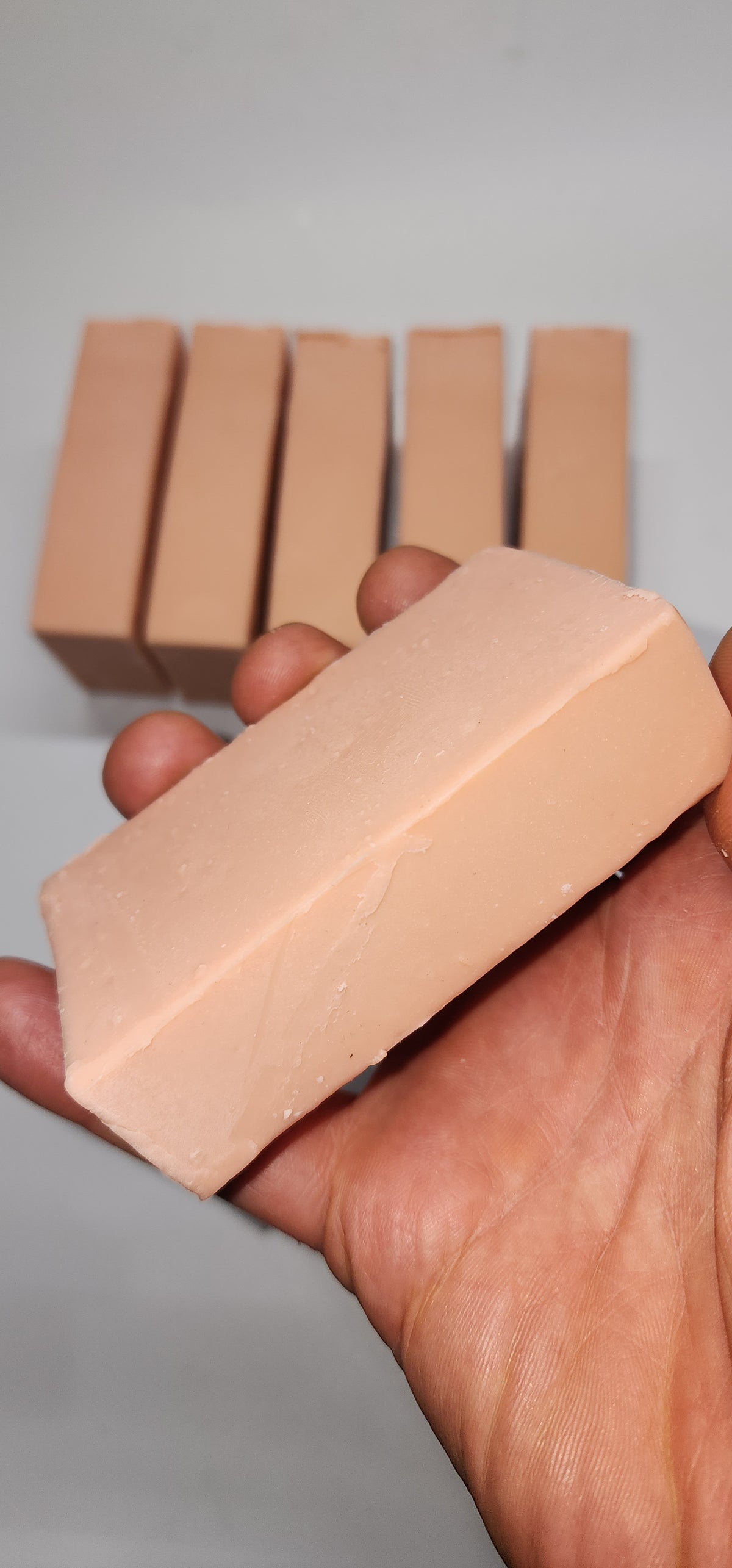 Lavender Shea Butter Soap Bar with Aloe & French Pink Clay, Vegan Cold Process