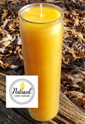 100 hours pure Michigan Beeswax prayer, Vigil, Meditation, Sanctuary candle no lead, zinc,  or any chemicals