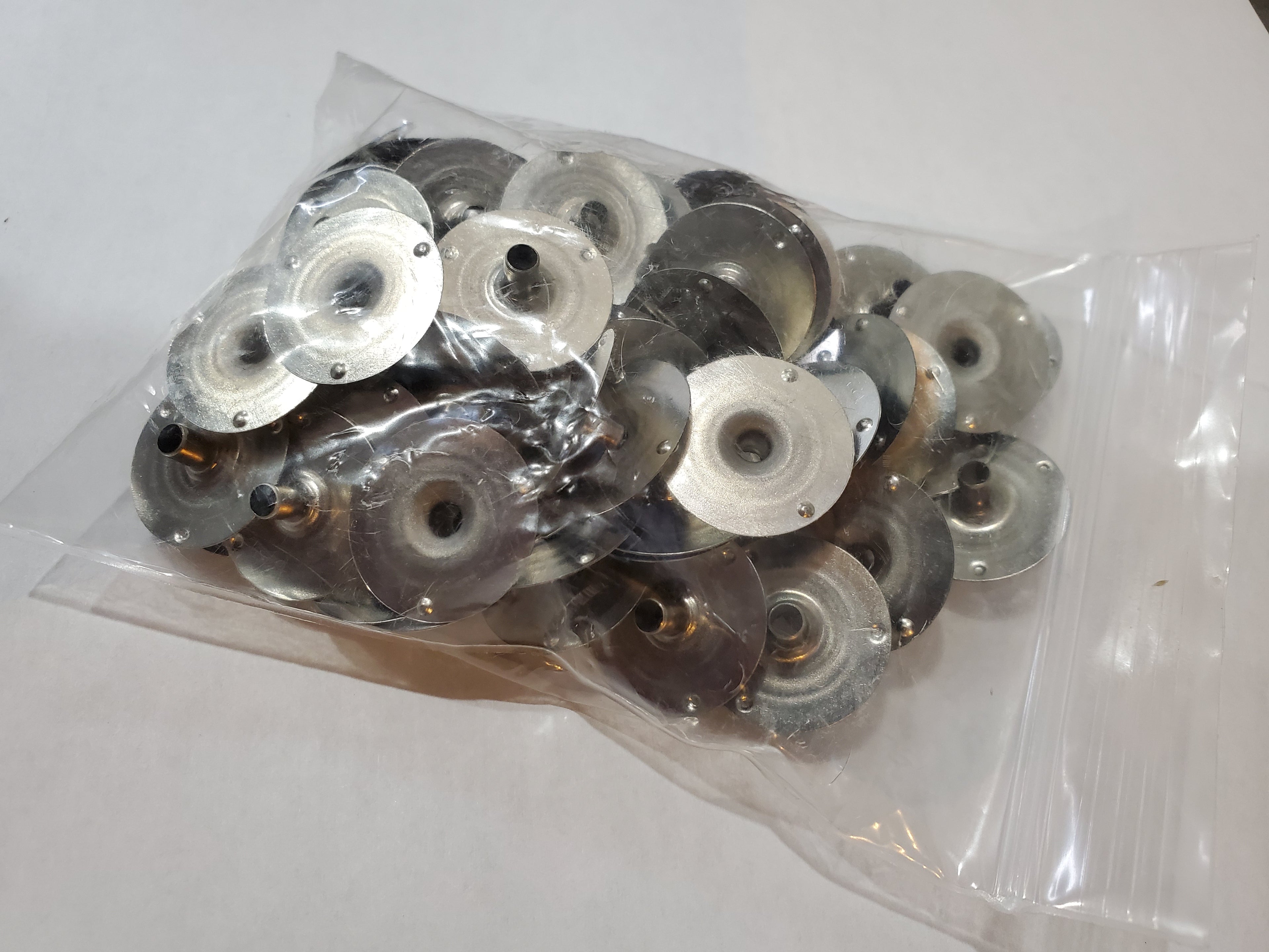 Wick tabs (100 pieces) 20mm base x 6mm neck