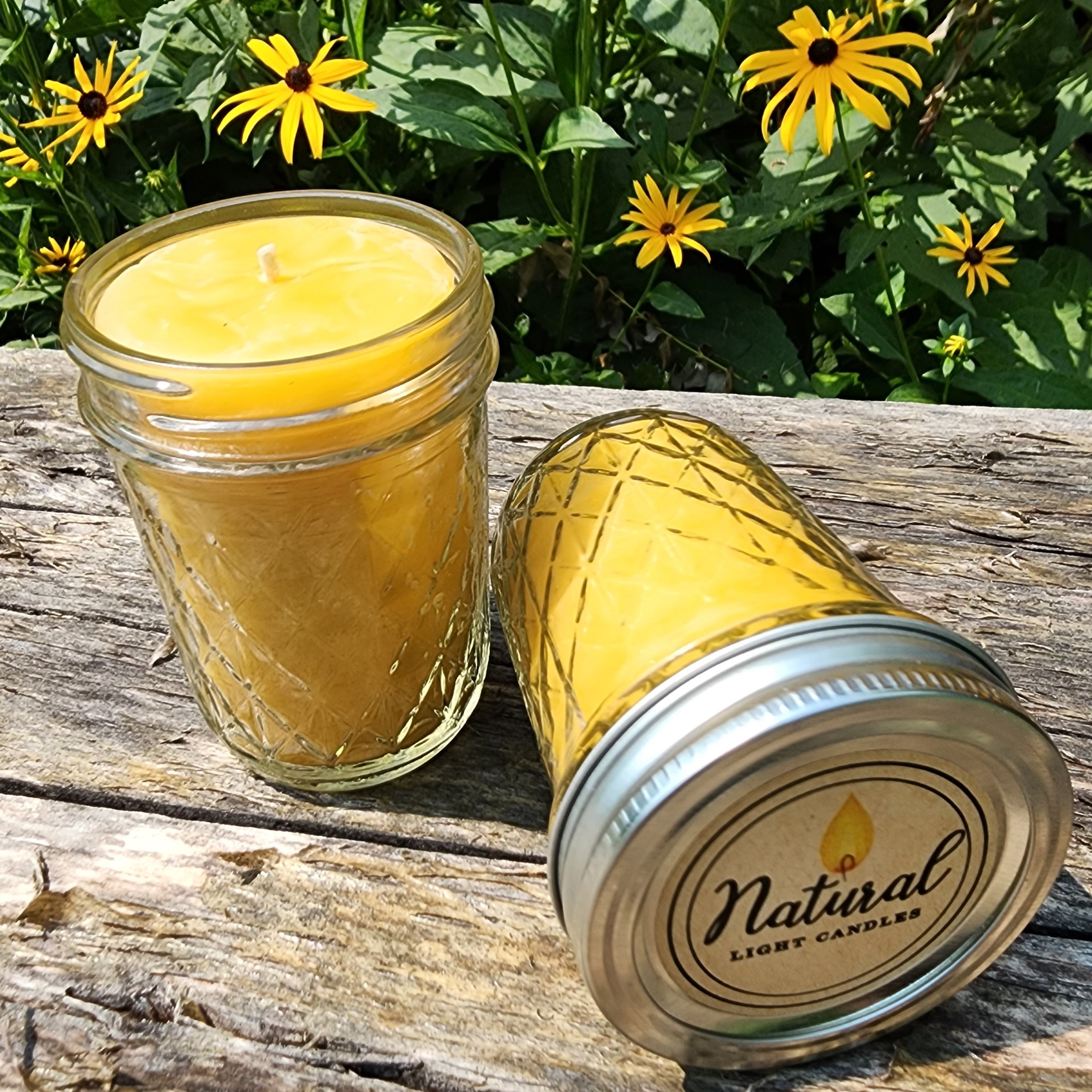 40-50 hours Beeswax jar candle